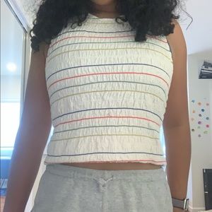 Madewell Ribbed Striped Top